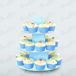 Stand Soporte para Cupcake azul