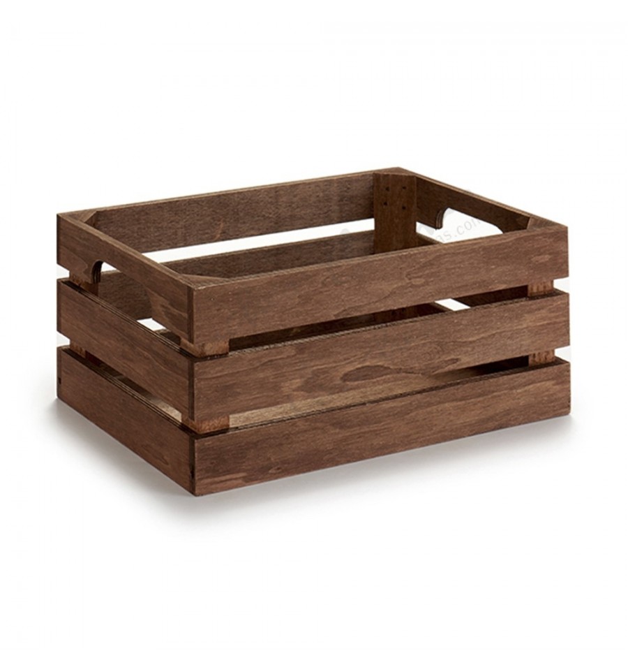 Comprar Caja de madera marrón 33x23x15 cm Online - Chuches Baratas