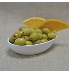 Pitted olive orange flavor