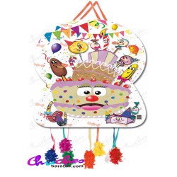 Piñata silueta sweet party 70x40 cm