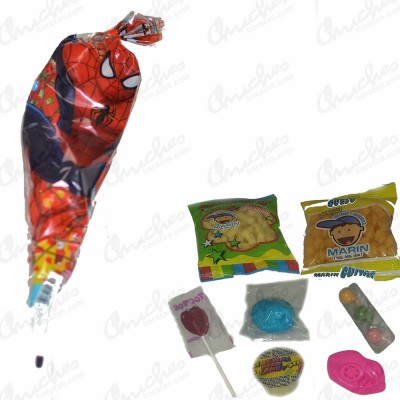 stuffed-spiderman-cone-bag-20-pieces