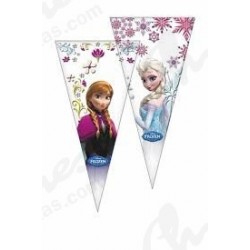 Bolsa cono frozen 40 cm x 20 cm 50 unidades